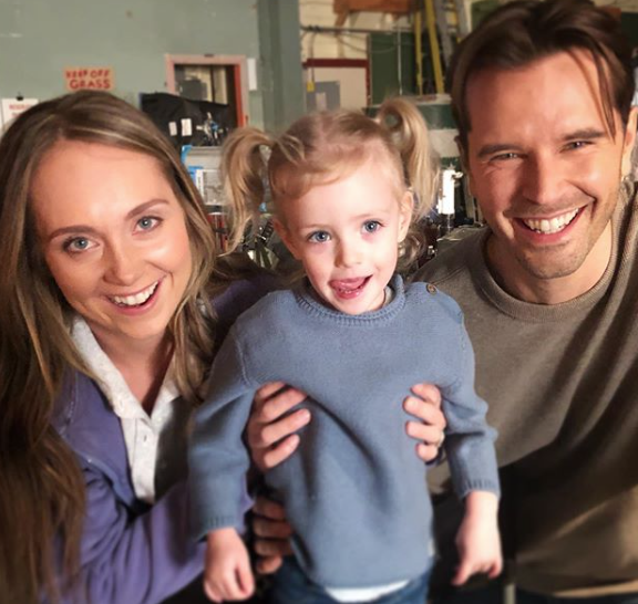 Amber_Marshall's tweet photo. One little happy family! #TeamAM #TyAndAmyAndBabyLindyMakesThree #Heartland https://t.co/WoaN8qF4g9