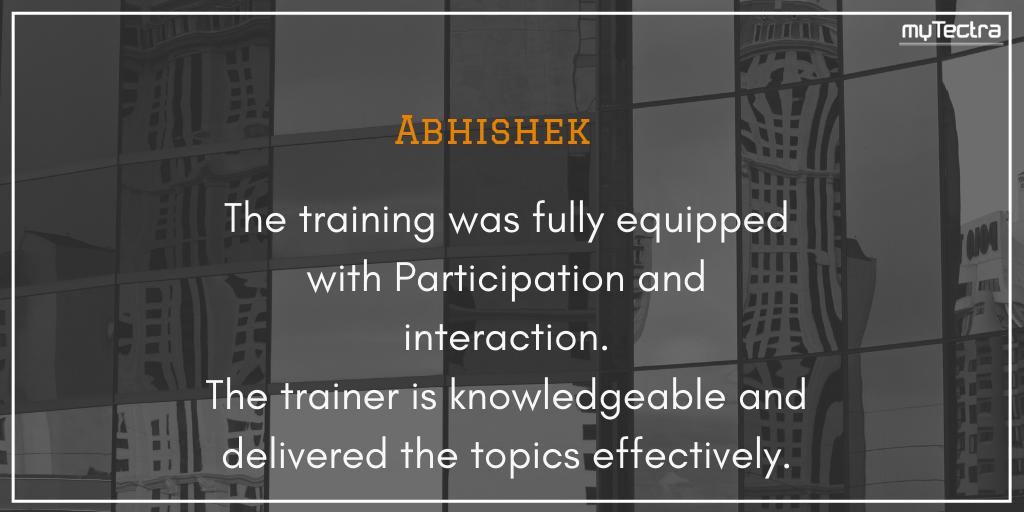 mytectra's tweet photo. myTectra helped Abhishek to get a good exposure and learning 
experience..👍
We support students to reach their career goals. 
Choose your career with #mytectra.
https://t.co/aadaE8AErS
#python #pythonprogramming #ui #uipath #rpa #roboticprocessautomation #robotic #robotes #aem https://t.co/W6qCF6UQdM