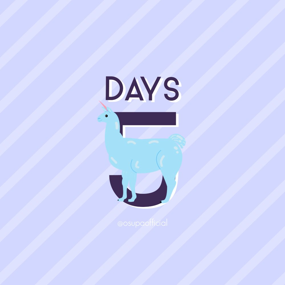 Cool, calm and collected. 😎 Our llamacorns and joe bots know how to work under pressure! With only 5 days to go, we hope you're ready for colourful content and our funky, fresh web page! #osupastore