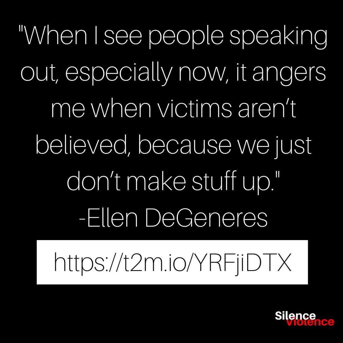 shidesv's tweet image. "When I see people speaking out, especially now, it angers me when victims aren’t believed, because we just don’t make stuff up."
@TheEllenShow speaks about being sexually assaulted as a teenager to help other victims.

Source: @ABC @GMA 

preview.abcnews.go.com/GMA/Culture/el…