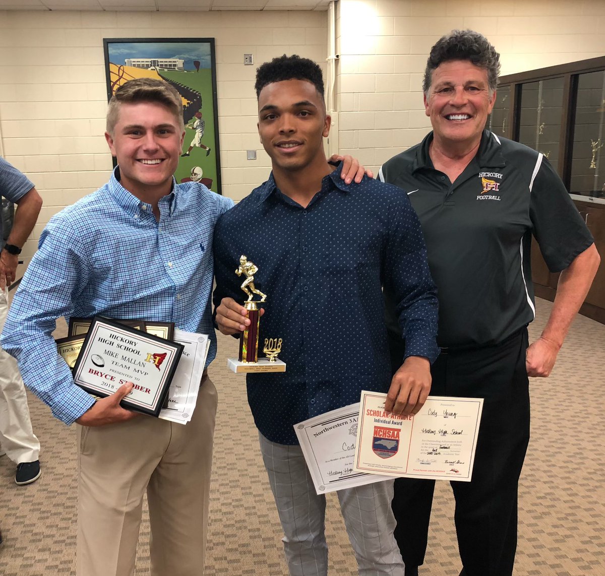 🏈🌪Bryce Stober &amp; Cody Young, ✋🏽first and foremost-wonderful grades/GPAs, second-great accomplishments on the field! We are proud of you guys!