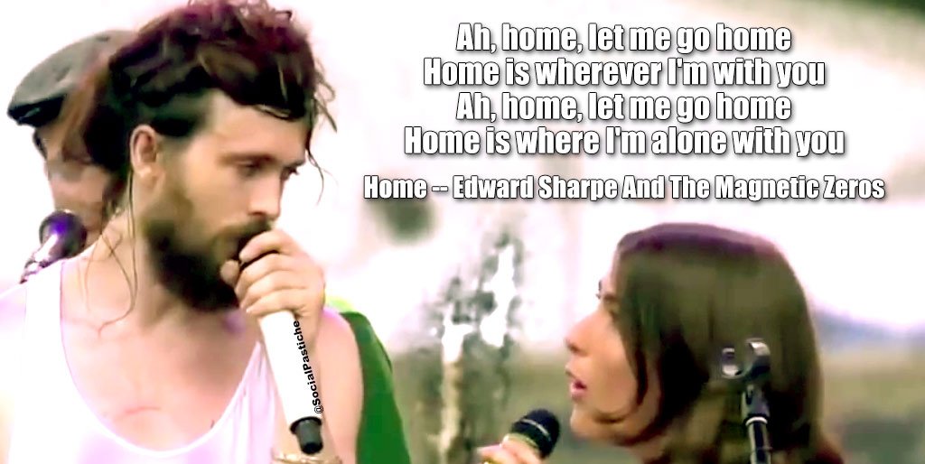 socialpastiche's tweet photo. Lah-lah-lah-lah-take me home... #Home #EdwardSharpeAndTheMagneticZeros #IndieFolk #FolkRock #IndieRock #NeoPsychedelia #Gospel #PsychedelicMusic #Music #AlexEbert #JadeCastrinos #IndiePop #Lyrics #Duets #CountryMusic #Country #RootsRock #SouthernRock #The2010s #SpokenWord 🍎❤️👀 https://t.co/BhLi5iRNSo