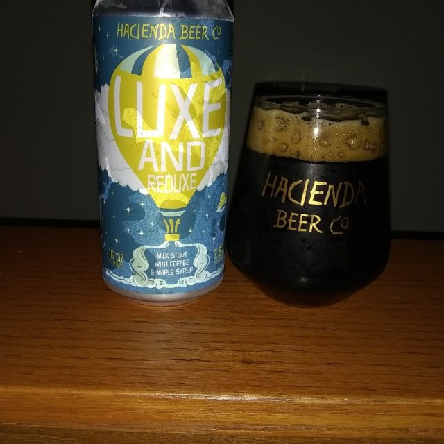 Looking forward to stocking up on Hacienda beers this weekend!! Always outstanding. Drinking a Luxe And Reduxe by <a href="/haciendabeerco/">Hacienda Beer Co.</a> on Untappd untappd.com/c/755982683