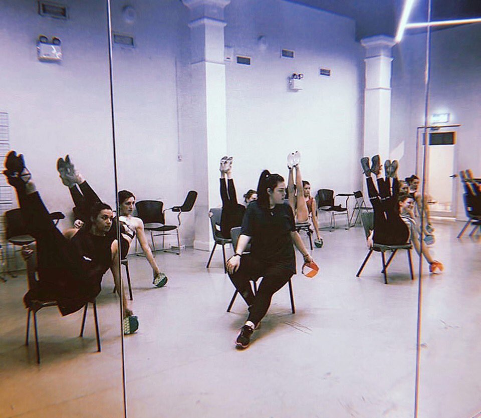 LilTriangleCo's tweet photo. First #NineAU dance rehearsal ✅💃🏼 #LittleTriangle https://t.co/kdyNqxUXU9