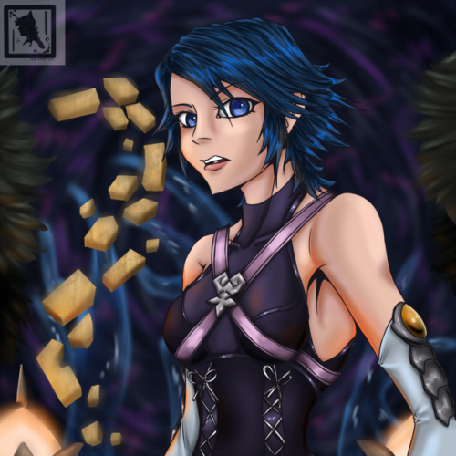 iKingdomHearts3's tweet photo. Throwback to this art of Aqua by KH13’s Karasu3! https://t.co/h2mo9Eu34b https://t.co/zeFUD3t8mG
