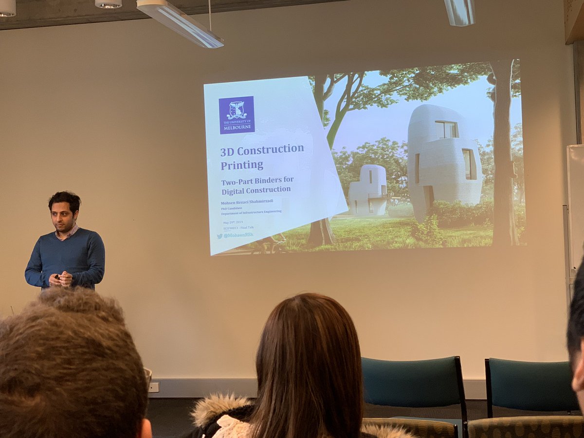 RaeesiRamin's tweet photo. With the advancements in 3D construction printing and using geopolymers instead of cement, not only can we have our dream builings “printed,” but they will have less carbon footprint as well! Interesting research by @MohsenRSh ! #UniMelbScicomm https://t.co/eT9CoNPZRP