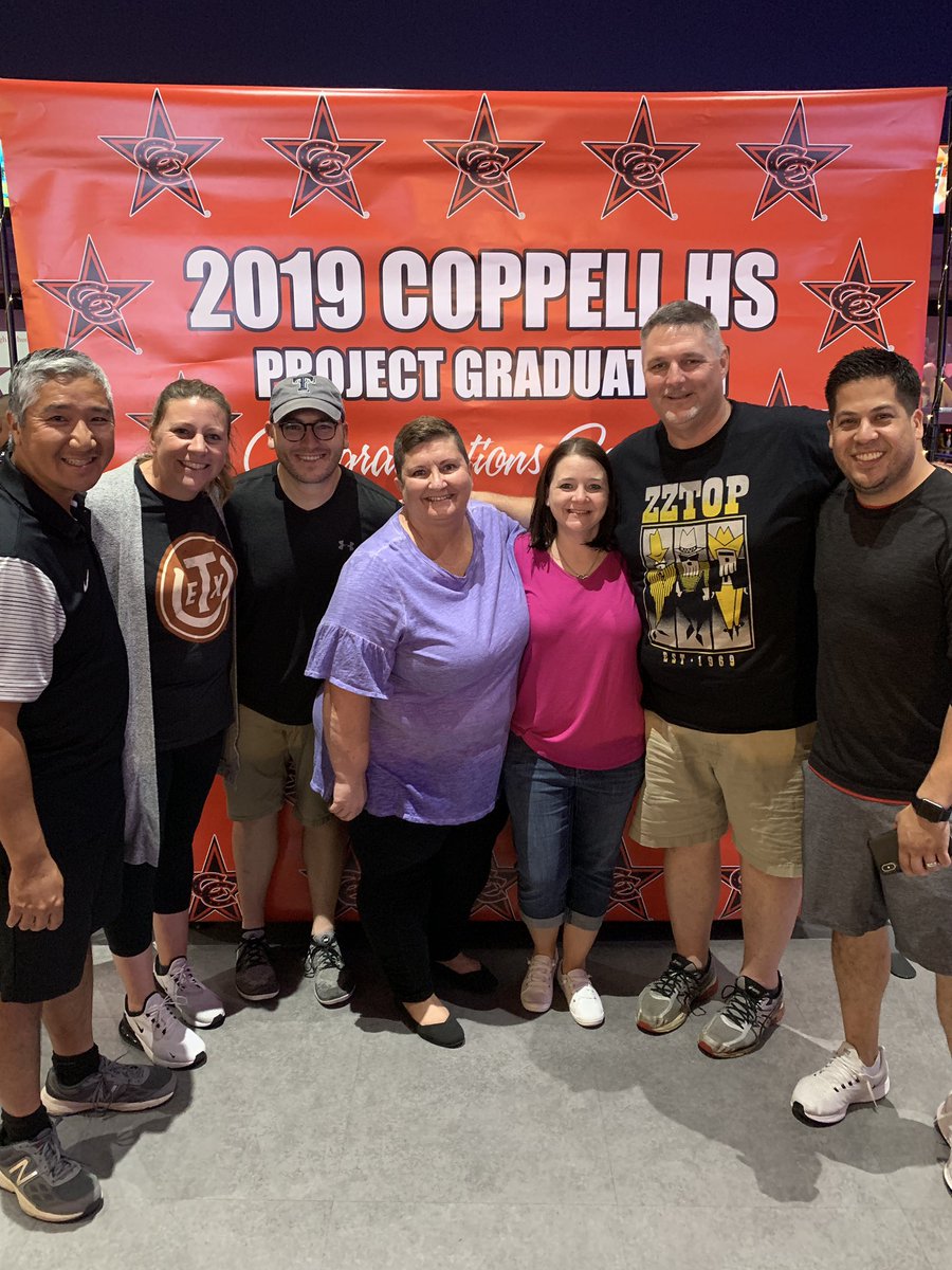 NicoleJund's tweet image. #ProjectGraduation @Coppell2019Grad @CoppellHigh was a success! #CowboysUnite We will miss these kids❤️ and this team!