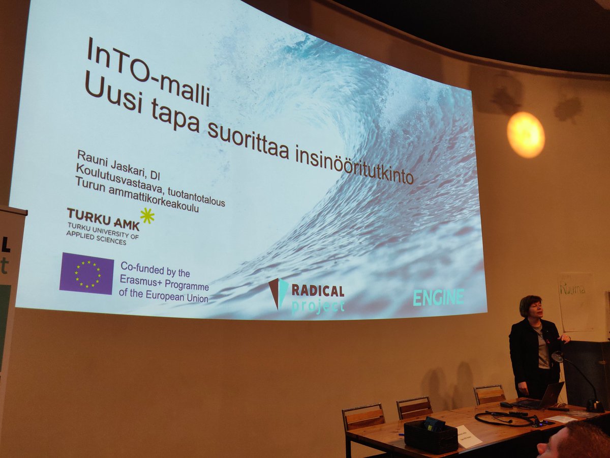 InTO-aamussa kuullaan, miten tuotantotalouden #insinööri'ksi voi opiskella työssä oppien. Malli on kehitetty osana <a href="/RADICALproject1/">RADICAL project</a> yhteistyössä <a href="/VSyrittajat/">Varsinais-Suomen Yrittäjät</a> <a href="/VSliitto/">V-S liitto</a> <a href="/MeyerTurku/">Meyer Turku</a> @TurunAMK