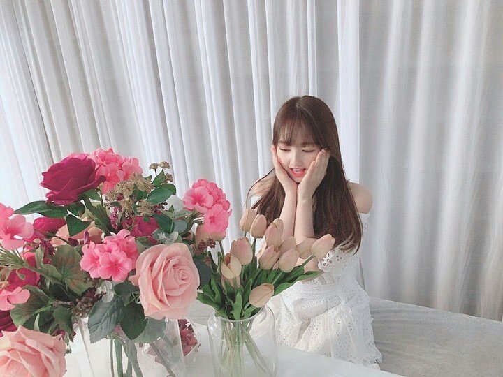 gowoondata's tweet photo. [SNS/TRANS] 20190528 SHASHA Instagram Update – Gowoon
Kya🌹
The weather is so nice~~ I miss you😢
(📷 ➡️ Subin Hehe🥰)
#.TheFlowers #.ArePrettyRight ~~~~?
https://t.co/jgtkX67Uuc
#SHASHA #Gowoon
#샤샤 #고운 #정고운 https://t.co/TST3qjI7hW