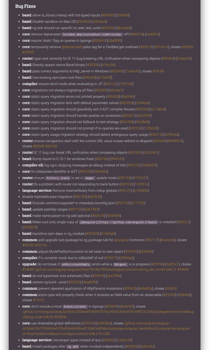 releasebutler's tweet photo. 🔥 New Angular Release 🚀
  
📦 8.0.0 
🏛 MAJOR RELEASE 🎉🎉🎉

🏷️ #angular #typescript #release #changelog #releasebutler

🔗 https://t.co/I8hg312i6k https://t.co/r7VUdkmnn9