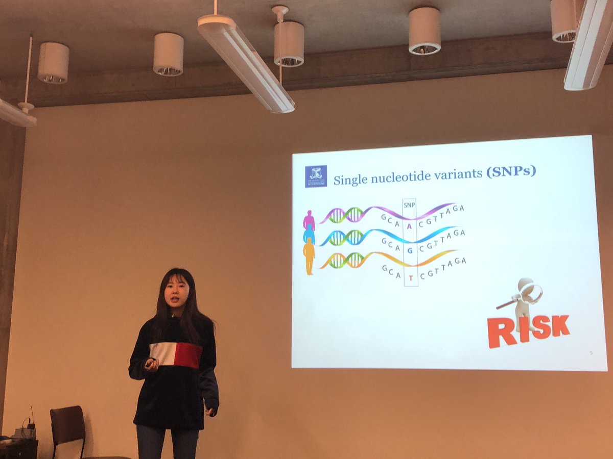 DorisChuang's tweet photo. Single nucleotide variants explain why people have different probability of getting breast cancer. #UniMelbscicomm https://t.co/4YtJFVKecc