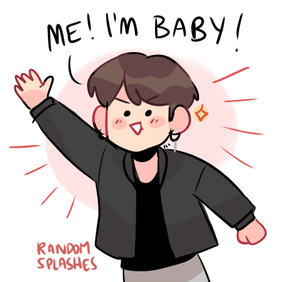 Randomsplashes's tweet photo. who's the baby?

#btsfanart #BTS #JIN #JUNGKOOK @BTS_twt https://t.co/FCsbcpTrZ9