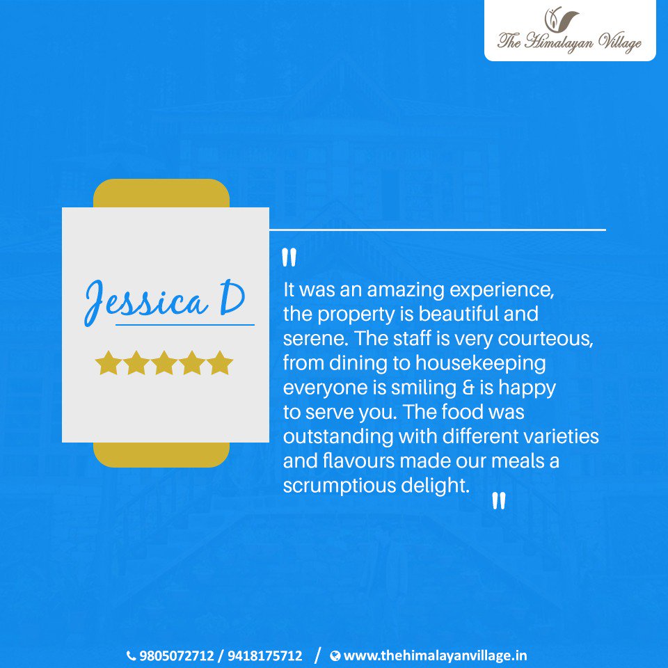 kailashathv's tweet photo. Thanks for the beautiful review. We are glad that you enjoyed all aspects of your stay from our food, cottages, ambiance , our warm hospitality and you enjoyed the folk dances, nature walks organized by us.
#Kasol #Mesmerizing #Village
#Himachal #CustomersTestimonial https://t.co/3YcvohGuS9
