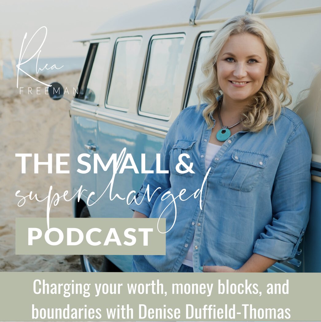 RheaFreeman's tweet image. My podcast with the one and only @DeniseDT is out today and I’d love you to listen! It’s all about #moneymindset, boundaries, charging your worth and so much more. Listen through #itunes and #Spotify podcasts.apple.com/gb/podcast/the… #podcast #denisedt