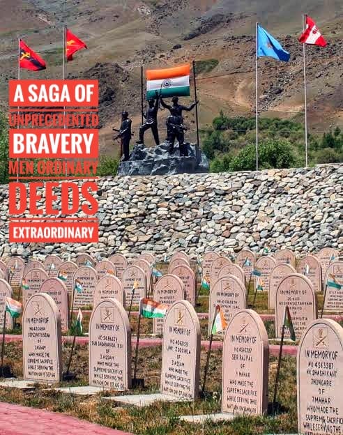 Indiakeveer's tweet photo. #WednesdayThought

अभूतपूर्व वीरता की गाथायें।

'साधारण व्यक्तियों ने असाधारण कार्य किया'।

A saga of unprecedented bravery. 

'Men Ordinary - Deeds Extraordinary'

#IndianArmy
#20YearsToKargil
#OperationVijay https://t.co/VMzBsKwjbB #indiakeveer