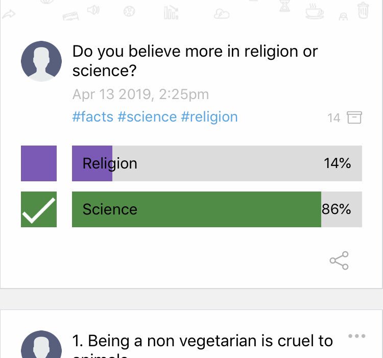 tanaysharda's tweet photo. Have you ever wanted to ask polls and see the results for yourself?
You can do exactly that with Polllzy now! #polling #poll #polling #app #pollingapp #god #religion #twitterpolls #polls #science #climatechange #democracy #news #media #socialmedia https://t.co/i9KdktMxyj