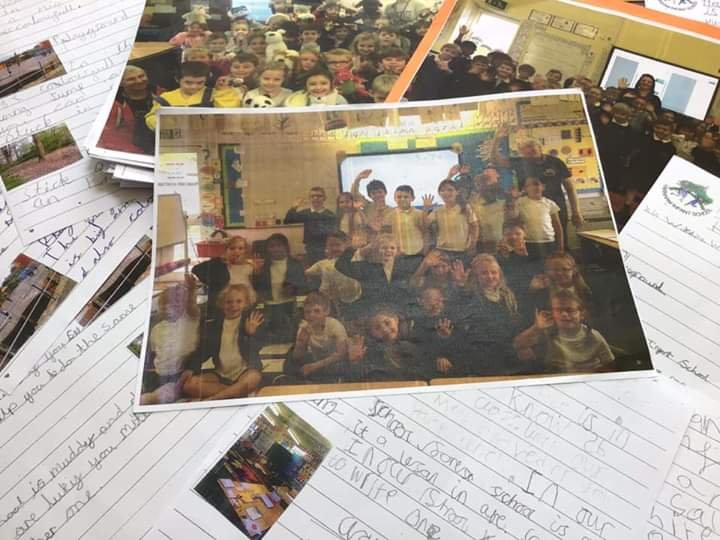 EdUKaid's tweet photo. Thank you Harnham Infant #school for all your support and your letters that are arriving in #Tanzania this week. We'll post more photos as they come through 😁 #schoollink https://t.co/LLmigbPHzE
