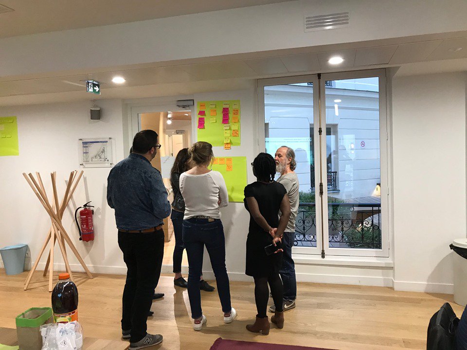 Wemanity's tweet image. This Monday in our 🇫🇷 offices, we had the pleasure of hosting a workshop on #UserJourneyMapping with the use of #Personas - a key representation to build your product according to your clients&apos; needs. 🃏 Thank you to the facilitators &amp;amp; the attendees for your keen enthusiast!