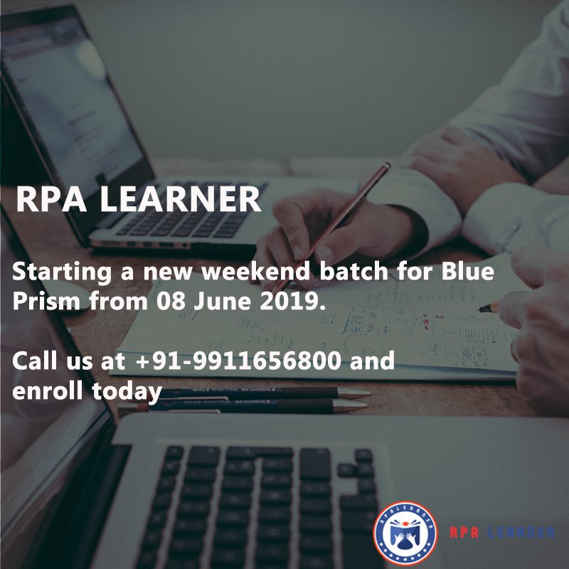 RPALearner's tweet photo. If you wish to become an Blue Prism certified expert, you can opt for the online Blue Prism training. With the help of Online Blue Prism training you can gain more knowledge and potential about the various stages included in the blue prism technology. https://t.co/zGhUVw8imh
