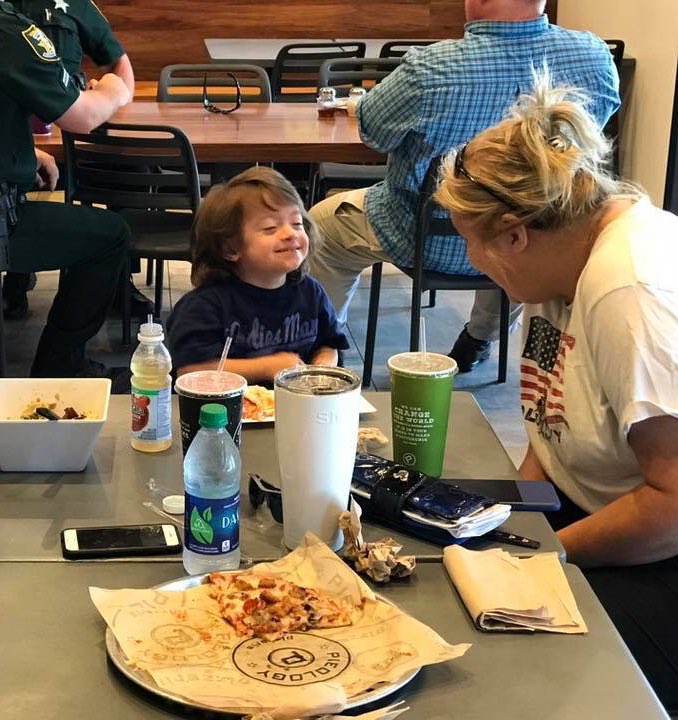 mrstesori's tweet photo. Two years ago. Our friends joined us at @pieology here in @NocateeLiving for a fundraiser for @TesoriFamilyFdt. These are what memories are made of. Prayers. Laughs. Hugs. Smiles. Love. Joy. #buddybaskets #teambounceandrelease #family #neighbors #nocatee https://t.co/YygiH3sWxO