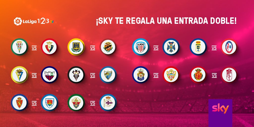 Sky_es's tweet image. Queda tan poco tiempo y hay tanto por decidir... ¡Vive el desenlace de @LaLiga 1l2l3 en el estadio! 👇

🎟️ RT y sigue a @Sky_es 
⚽️ Elige partido
📺 Dinos tu serie favorita de Sky y por qué

¡Tenemos dos entradas dobles para cada choque! #LaLiga123enSky. bit.ly/LaLiga_J41