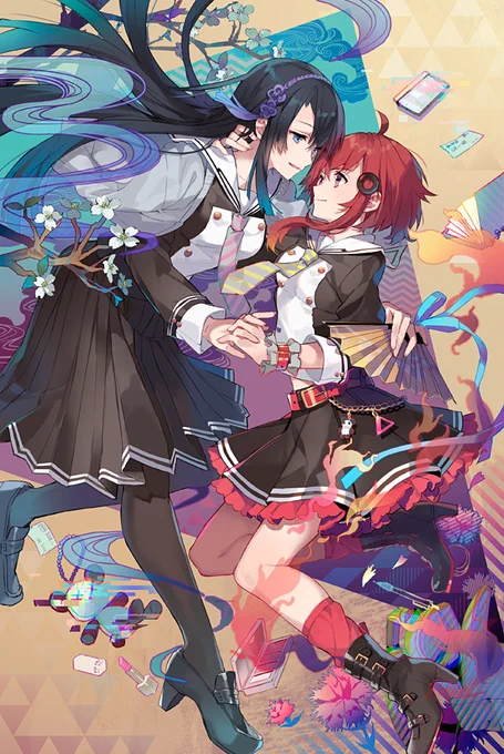 装画を担当させていただいた森田季節先生の『ウタカイ 異能短歌遊戯』がハヤカワ文庫JAより6月20日頃刊行されます。よろしくお願い致します! 