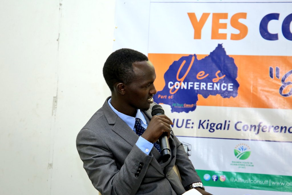 Minister <a href="/g_mukeshimana/">GerardineMukeshimana</a> also participated on a panel discussion on "The myths youth have on agriculture and a wake up call on why Africa’s millennials should redesign the mindset towards the sector." #AgriUpdatesRw #YesConference2019 #Rwanda #RwOT