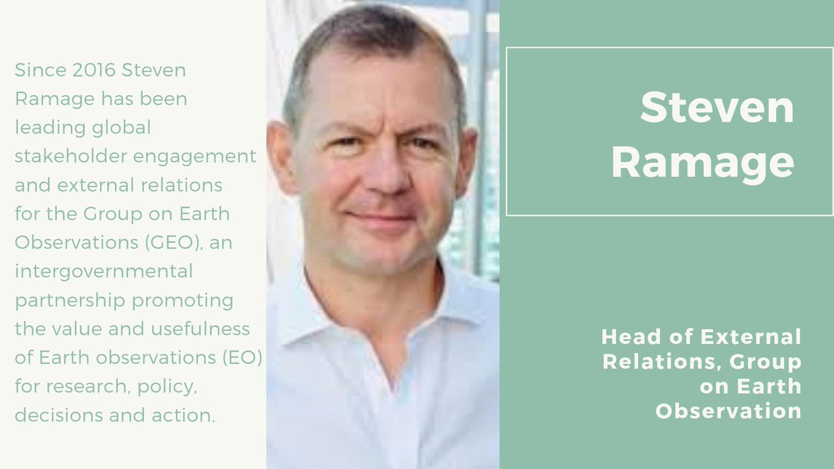 GUONetwork's tweet photo. Join Steven Ramage, Head of External Relations, Group on Earth Observations as he talks about #EarthObservations and #GeospatialInformationTechnologies for urban monitoring at the 1st #UNHabitatAssembly #SDG11 #Innovate4Change https://t.co/w7R5hLd2mh