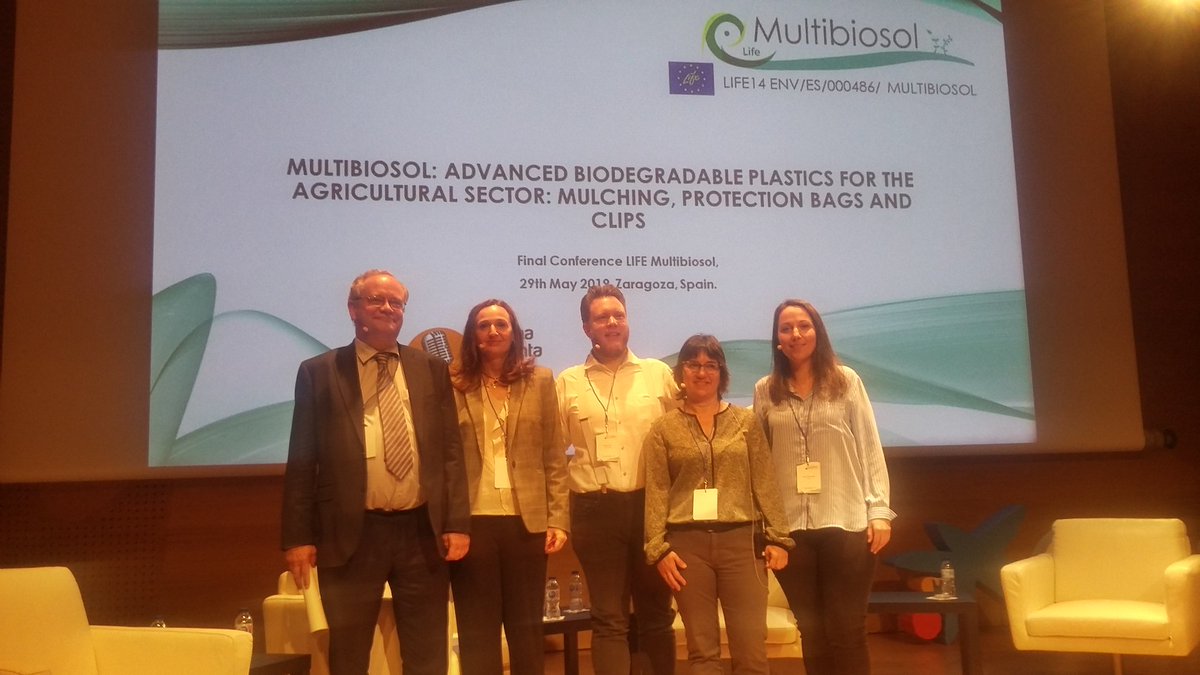 fita_aragon's tweet photo. Los proyectos europeos @LIFEprogramme presentados hoy en la conferencia final de #Multibiosol demuestran que hay soluciones sostenibles tanto técnica como económicamente para hacer realidad la economía circular @EU_GreenWeek https://t.co/URgLt6yHxj
