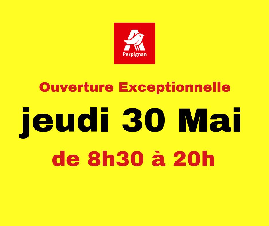 #Ascension #jourferié #ouvertureexceptionnelle #auchan #perpignan