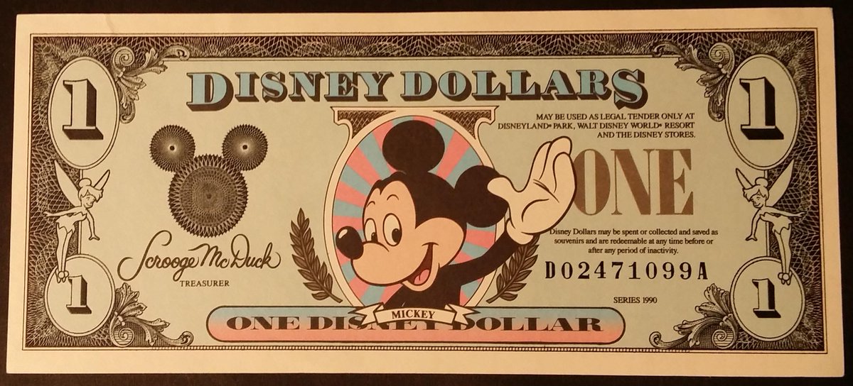 COLLEZIONANDOE1's tweet photo. #papermoney #banknotes #worldbanknotes #worldpapermoney #banknotescollection #papermoneycollection #notes #worldnotes #notescollection #disneydollar #disneycollection #disneyworld
Banknote 1 Dollar Disney 1990
Click the link in Bio
https://t.co/t5dTKAMgDY https://t.co/Ihq1lbV41K