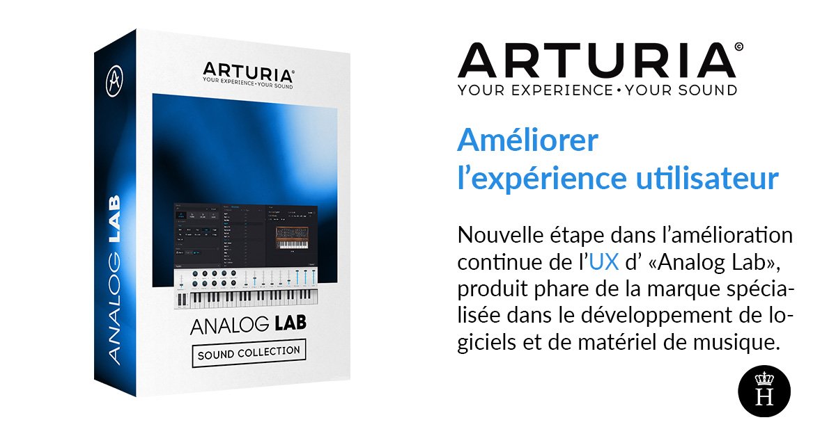 lahautesociete's tweet image. Nouvelle étape dans l’amélioration continue de l’#UX d&apos; #AnalogLab d&apos;@ArturiaOfficial, la marque spécialisée dans le développement de #musicsoftware &amp;amp; de matériel de musique pour musiciens professionnels &amp;amp; amateurs : l’Analog Lab 4.
lahautesociete.com/blog/analog-la…
#musicproduction