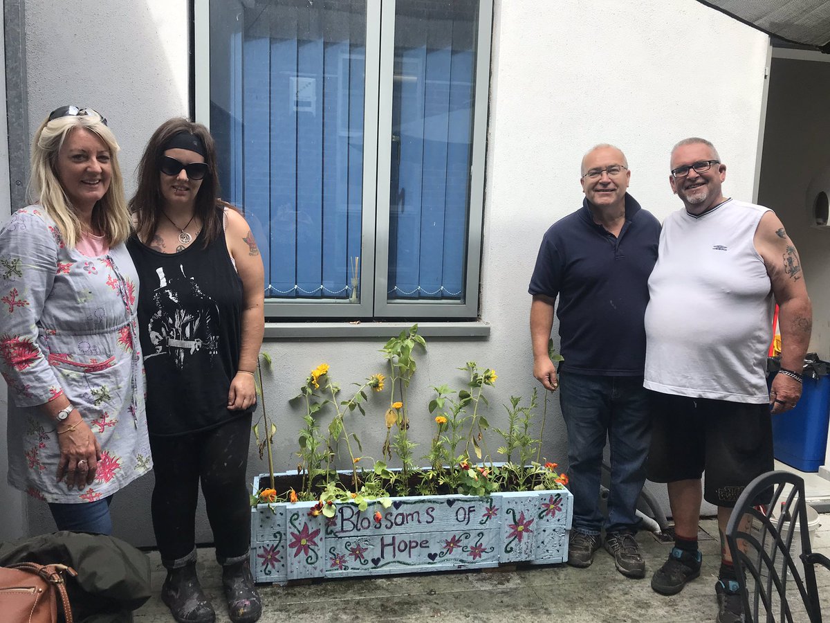 SwaleCVS's tweet photo. Thank you to @BlossomsofHope1 for brightening up our courtyard. A perfect spot for lunch or for an outside meeting https://t.co/xHDIozLHmc