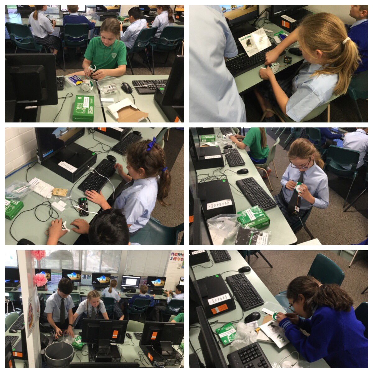 Having some issues with batteries...but everyone is persevering ⁦<a href="/rmckean/">Robin McKean</a>⁩ #cserAdelaide #kitronik #girlscancode #microsoftEdu