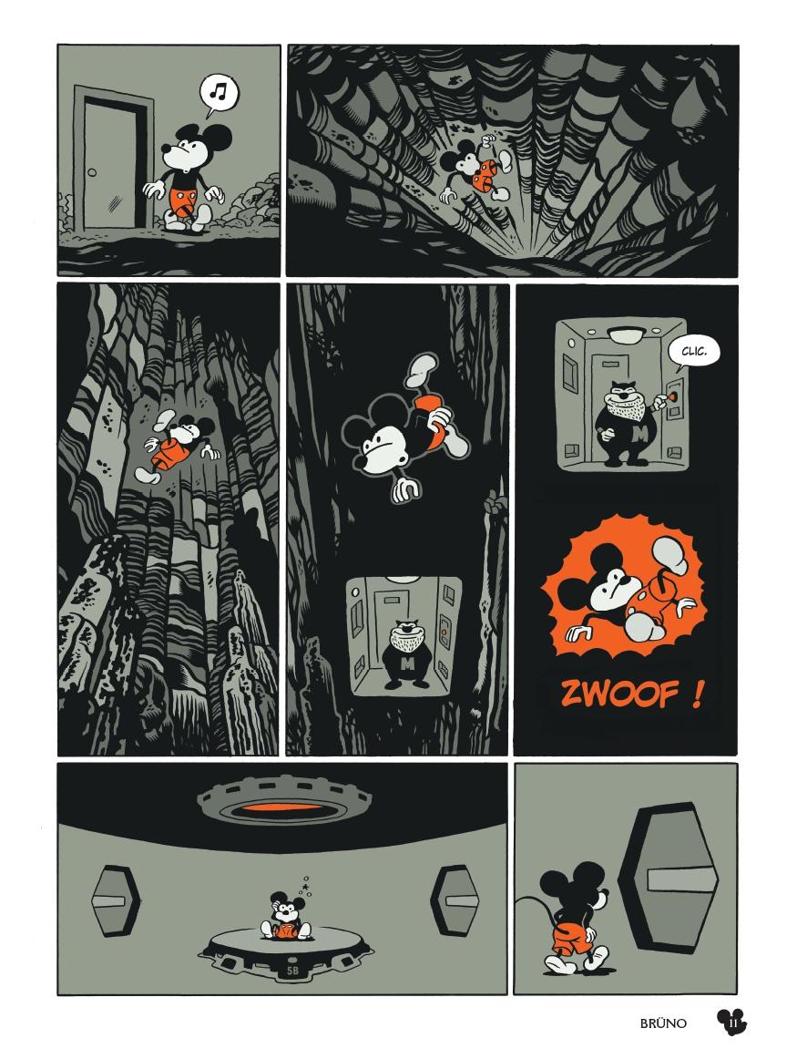 Farinaud's tweet image. Hommage de Brüno à Absoluten Calfeutrail de Moebius dans le Mickey All Stars à paraitre chez @GlenatBD 😁