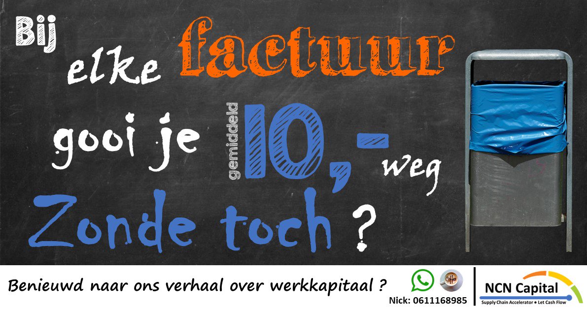 NcnCapital's tweet photo. Ben je op zoek naar een partner die je Purchase &amp; Pay proces echt begrijpt, maak dan eens (vrijblijvende) afspraak.

Bel of app 0611168985.
https://t.co/cufKXfbpt9

NCN Capital
#P2P #Werkkapitaal #Consultancy https://t.co/UHrVOIHcEP