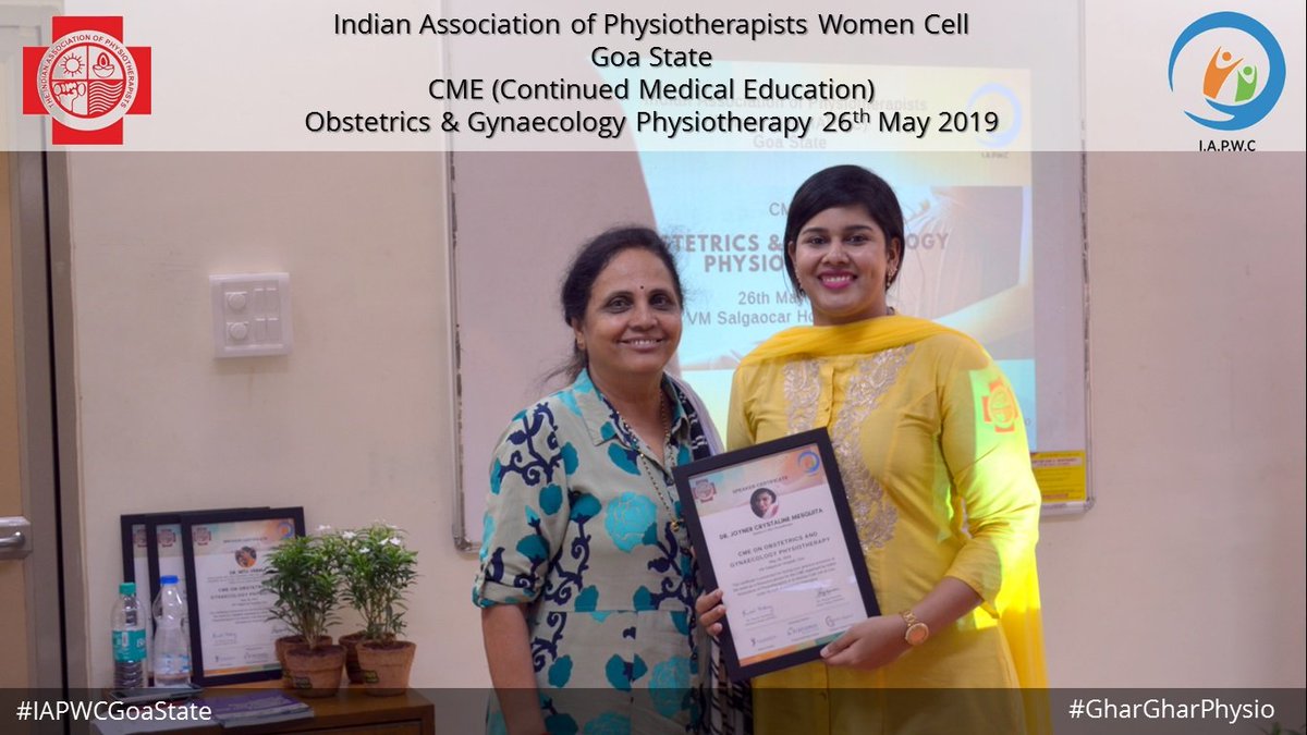 Curamos_Physio's tweet photo. #IAPWCGoaState extends its gratitude to Dr. #SheelaKumar, our Key Resource Associates –
Dr. #JoynerMesquita,
Dr. @SmaranikaDas3 our Partners V. M. Salgaocar Hospital (Dr. #ShanelFurtado as Hospital Representative), @Curamos_Physio & #BirthnBeyond
#IAPWomenCellGoa #IAPWCGoa https://t.co/OL3GMNariQ