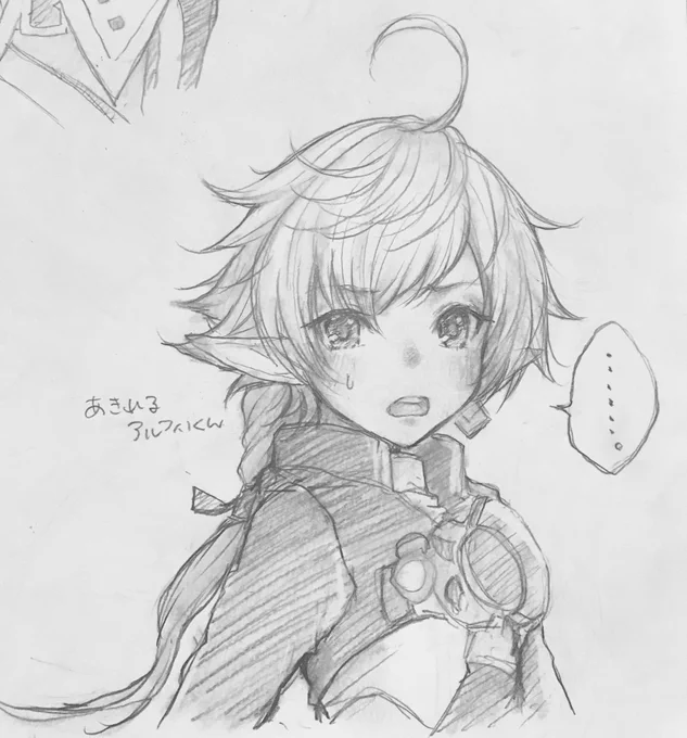 話を聞いてアルフィノくんは呆れた表情を浮かべた 