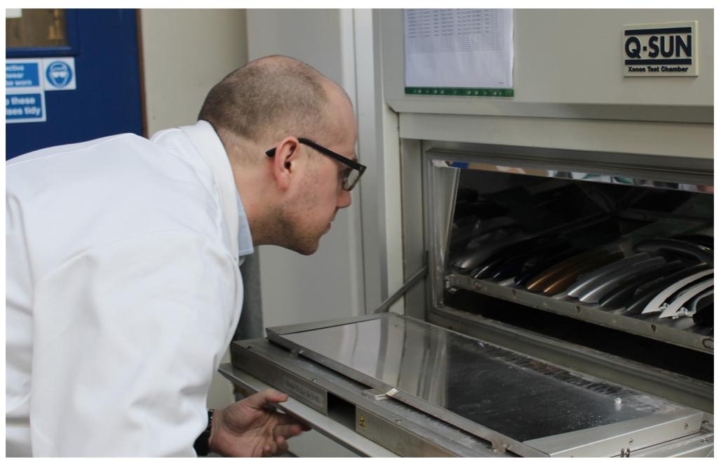 ImpactSol's tweet image. ASTM D5071-06 (2013) involves the conditioning of photodegradable plastics in a xenon-arc weathering chamber for a period of time and periodically assess the degradation process compared with conventional plastics, visit: buff.ly/2Vmo0y4
#biodegradables #plasticstesting