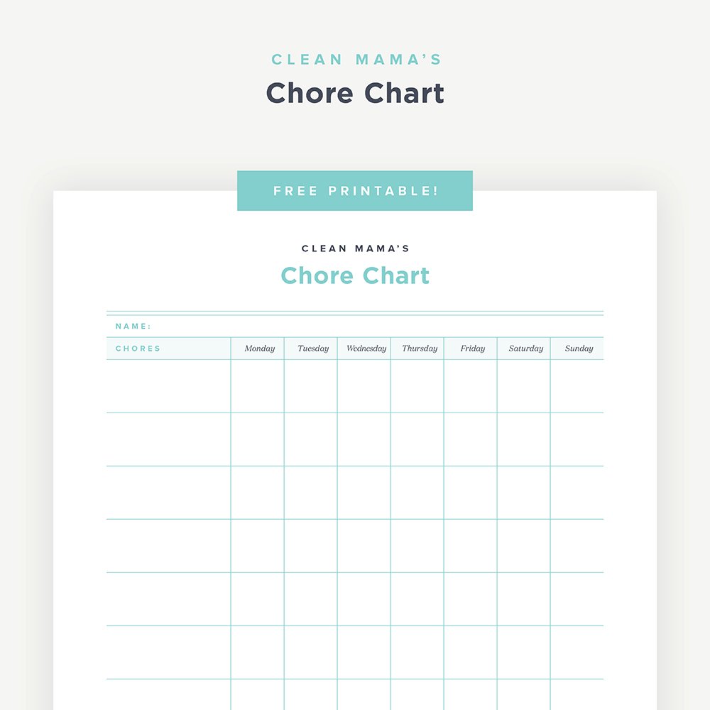 ProCleanAtlanta's tweet image. Free Printable : Chore Chart dlvr.it/R5clzp
