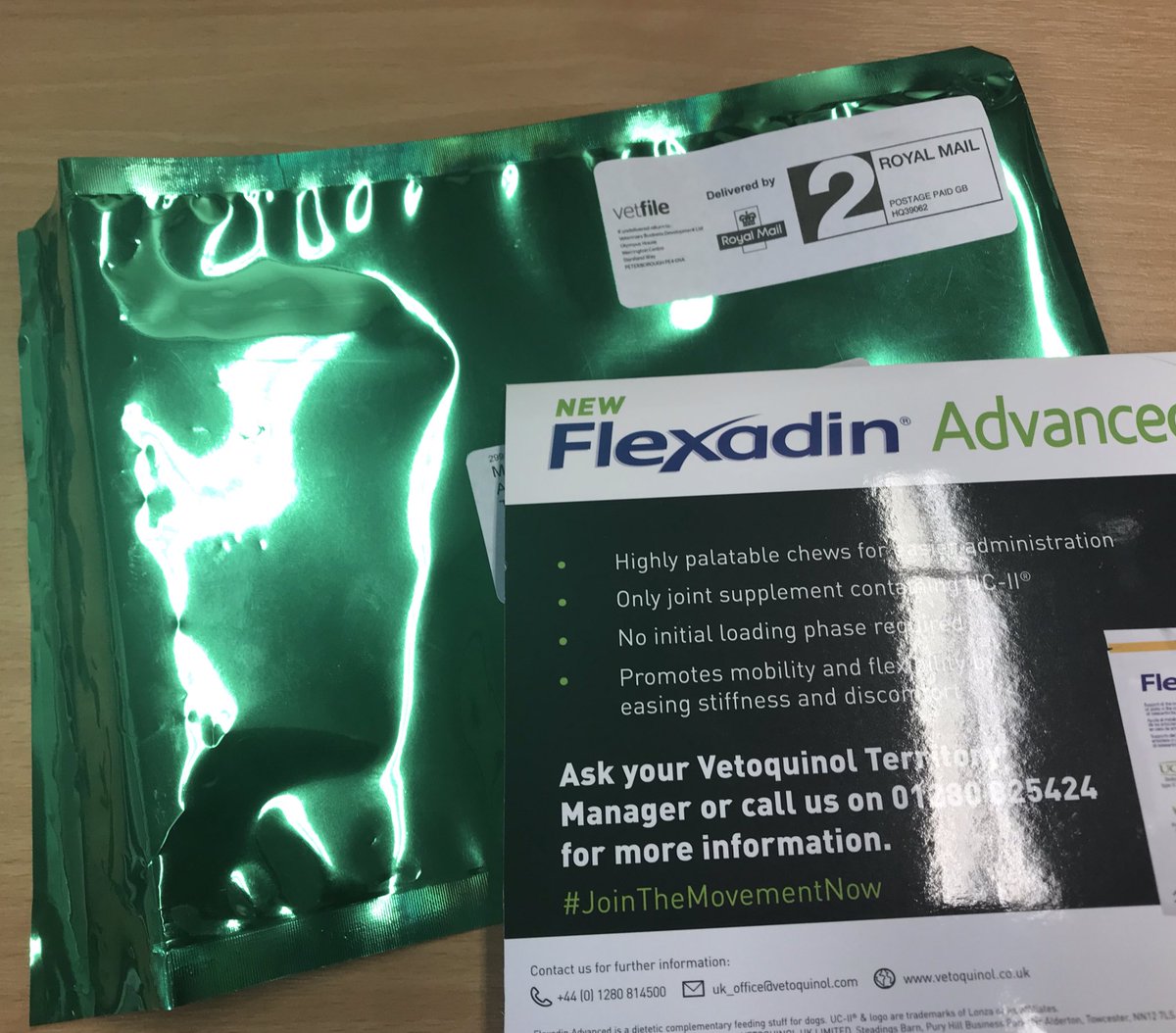 orthovet's tweet photo. At a time when there is so much awareness of the harm of single-use plastic it is so disappointing to see VBD, parent co of @vettimesuk sending out mail shots in plastic. What’s wrong with paper envelopes? I would boycott this marketing on principle #jointhemovementnow https://t.co/jy7Rq89fYP