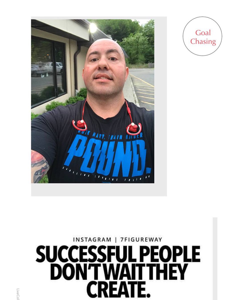 MrColli1's tweet photo. #4am_Club
#Winners_Never_Stop
#Chasing_Greatness
#Always_Grinding
Get out of your comfort zone. Hold yourself accountable every day. Let’s go! Make today count... https://t.co/ojdEqoOcEX