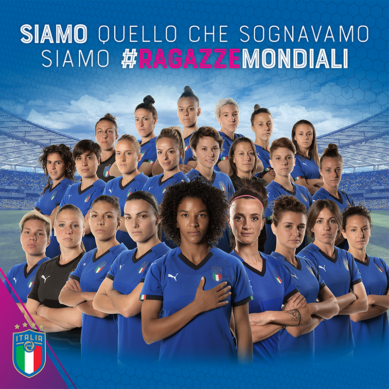 AzzurreFIGC's tweet photo. Siamo quello che sognavamo, siamo #RagazzeMondiali! 💙🇮🇹 https://t.co/AgPjzxt0Pl