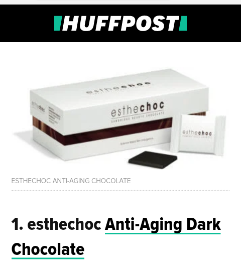 esthechoc's tweet photo. “My very favourite #antiaging product” thanks for the lovely words @HuffPost ☀️🥰 to try our #vegan🌱#beauty #supplement which comes in the form of a delicious dark #chocolate click https://t.co/LncnwOEE2c #skincare #health #wellness #harrods #selfridges #huffpost #esthechoc https://t.co/MAV2toUaBP