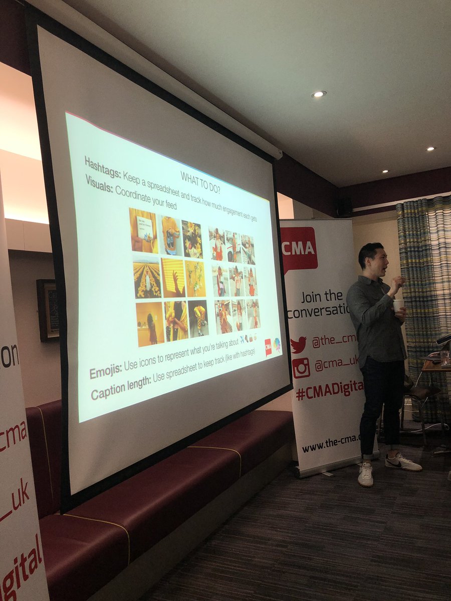 PRAndyBarr's tweet image. You know when the millenials in the office say “curate your insta feed”... essentially it is this and for old people like me it just means “make it look purdy” - @the_cma #digitalbreakfast #dontknowwhatthatofficialhashtagis