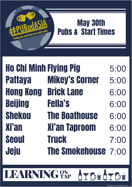 clos_gm's tweet photo. Here are your #PubPDasia pub locations and start times! Join us from anywhere if you can't make it. We're looking forward to sending our year off in the #GIFfiest of ways! @mhollingshead @joshwoodg @GaryJohnston1 @JeffersonLars @megankuemmerlin @sjtylr @feetetweet @PhuHua https://t.co/4xzvP0wAL2