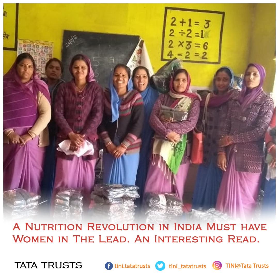 A Nutrition Revolution in India must have women in the lead.

Read more : bit.ly/2MfSCSE

#Nutrition #nutritionneedsawareness #Malnutrition #NutritionRevolution #SustainableNutrition #Impact4Nutrition #IronDeficiency @PCIGlobal @MinistryWCD @tatatrusts @SPreraks