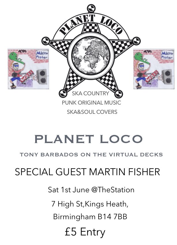 KinCallaghan's tweet photo. #TheStation #KingsHeath #Birmingham #SaturdayNight #LiveMusic #PlanetLoco #MartinFisher #TonyBarbados #ItsAllTooBeautiful xxx https://t.co/zkYytk4Pzw