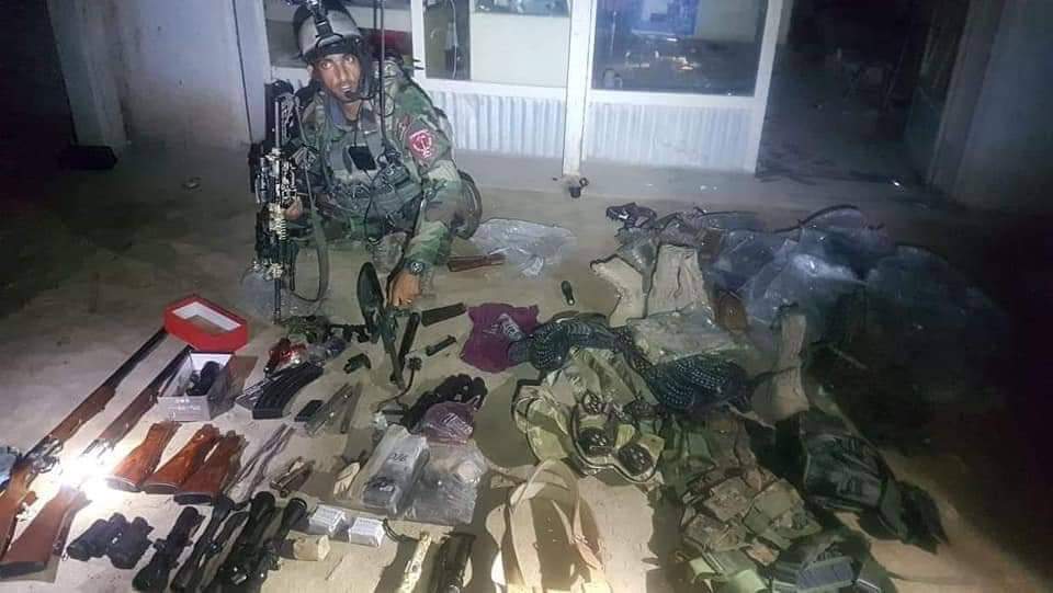 In #ANDSF raid on #Taliban 4 #Taliban r killed & their weapon  r destroyed. #TalibanLoss #TalibanFailed #TalibanLoses #TalibanCasualties #AlfathFailed  #NoMercy4Taliban 
#AfghanSecurityForces
#StrongANDSF
#BraveANDSF