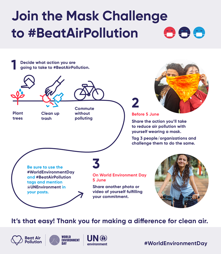 PlanetLge's tweet photo. A good challenge ahead of World Environment Day:
Decide what action you are going to take to #BeatAirPollution
Take a photo or video of yourself wearing your football clubs scarf and post on social media.
Find out more on:
https://t.co/lsDDuLmRE1

#WorldEnvironmentDay #cleanair https://t.co/Fmcd4K82Pp